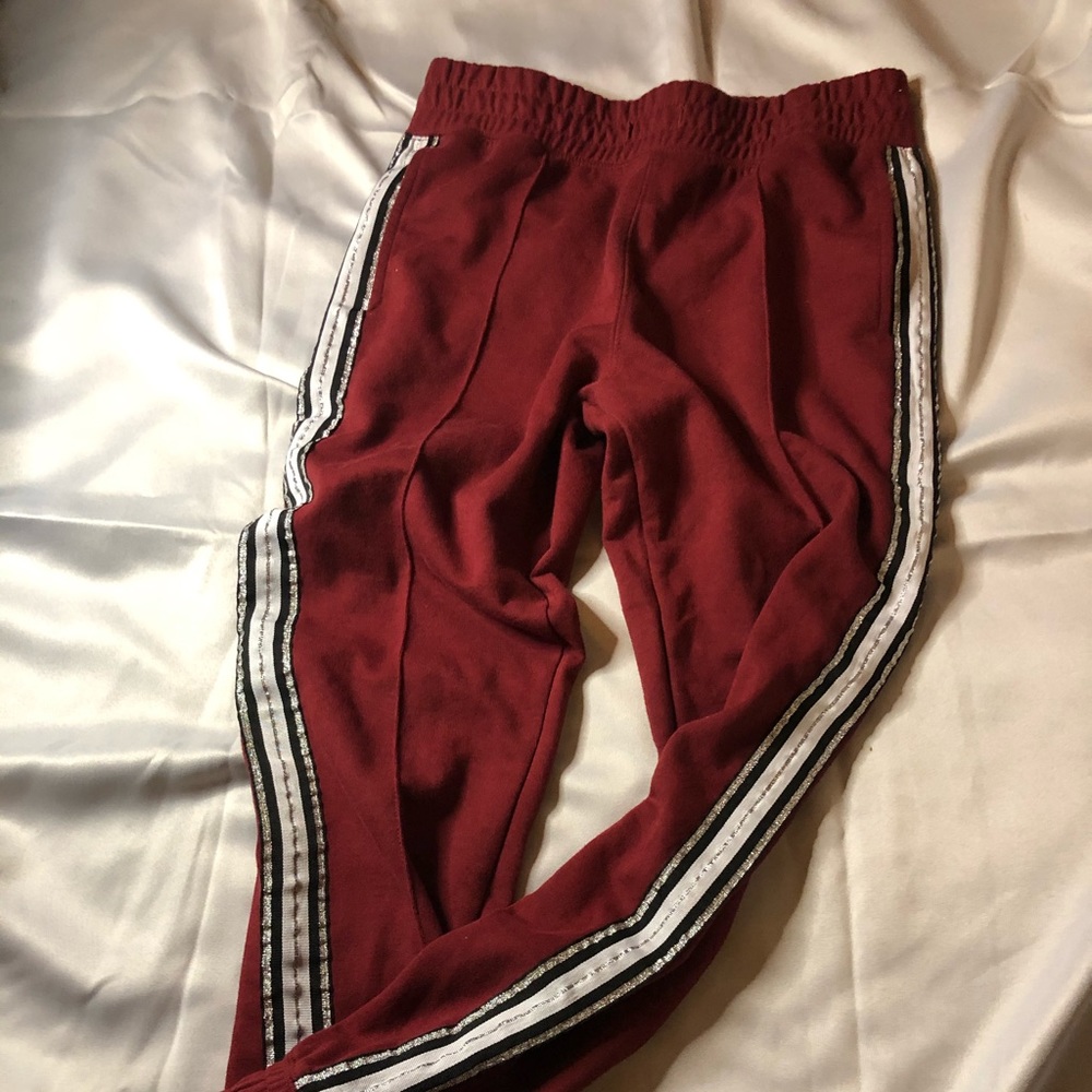 F21 Red Joggers